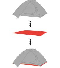 Podložka pod stan pre 3 osoby GROUNDSHEET 3 HANNAH