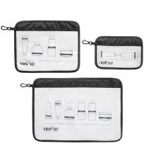 Súprava cestovných obalov 3 ks ZIP FLIGHT BAG SET Tatonka black