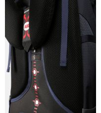 Unisex turistický batoh 45 l ECROW 45-U KILPI Tmavomodrá