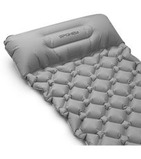 Nafukovací matrac s vankúšikom - šedá AIR BED PILLOW Spokey 