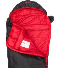 Múmiový spací vak LENOX LOAP čierna/tomato