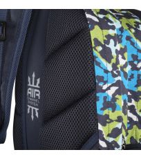 Detský školský plecniak so svietiacim logom 25L NERAX ALPINE PRO mood indigo