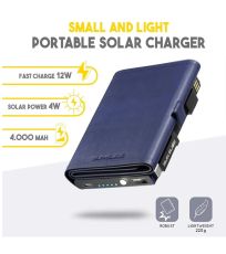 Prenosná solárna powerbanka Photon YATE červená