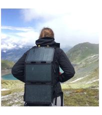 Prenosný solárny panel 18 W Fusion Flex YATE čierna